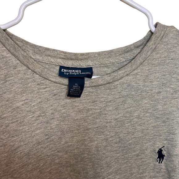 Polo Ralph Lauren Shirt Men's XL Gray Short Sleeve Crew Neck Logo Tee - Picture 2 of 3